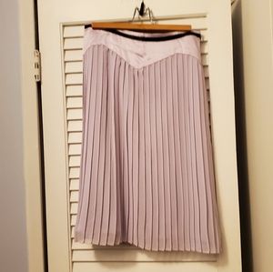 Lavender Silk Skirt